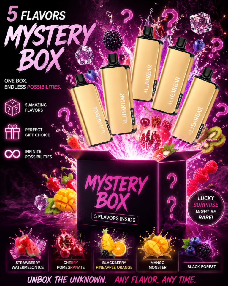 ALIBARBAR INGOT 9K PUFF Mystery Box (5 Pack)